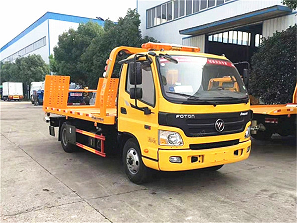福田歐馬可一拖二藍牌清障車(chē)