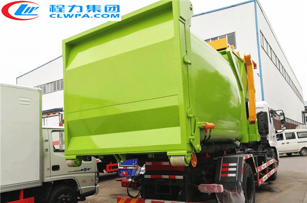 國五東風(fēng)天錦車(chē)廂可卸式垃圾車(chē)