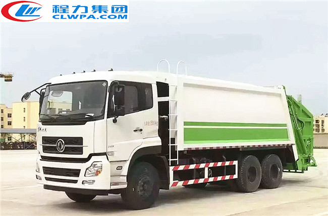 國五東風(fēng)天龍后雙橋壓縮式垃圾車(chē)
