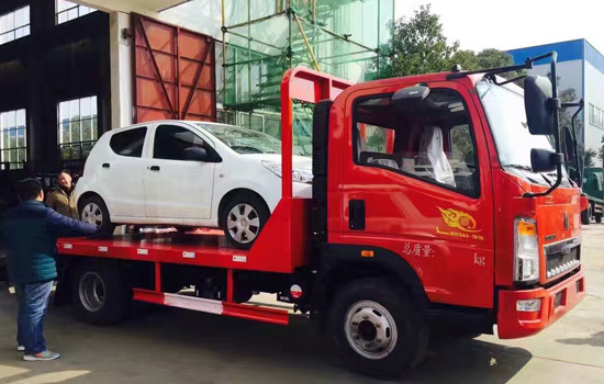 【國五 上藍牌】重汽豪沃平板車(chē)
