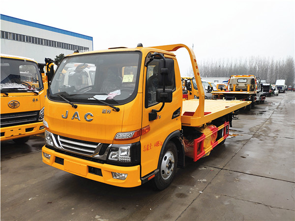 江淮駿鈴V5一拖二藍牌清障車(chē)