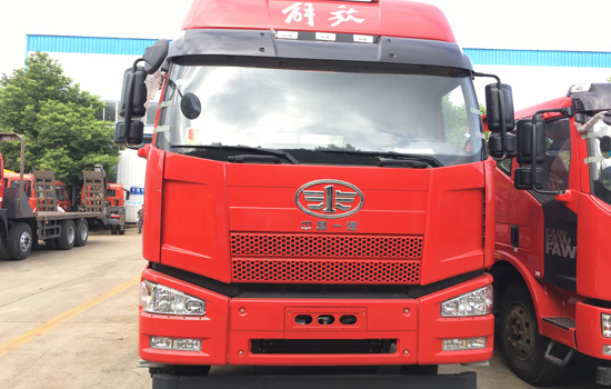 【國五】解放J6前四后八平板車(chē)