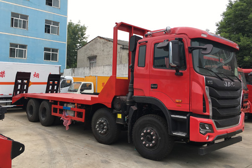 【國五】江淮K5前四后八挖機平板車(chē)