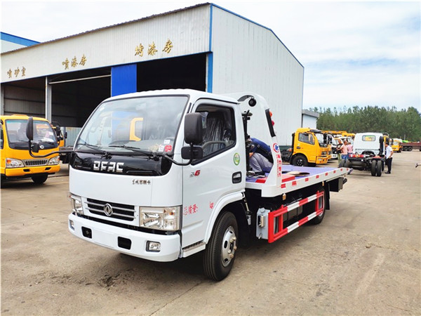 熱銷(xiāo)藍牌一拖二平板清障車(chē)，C證即可駕駛
