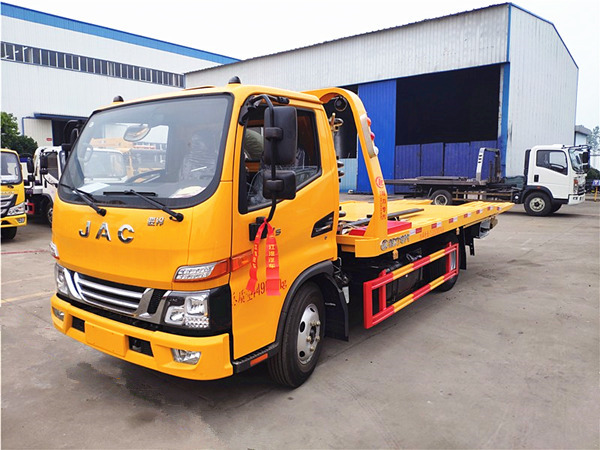 江淮駿鈴V5一拖二藍牌清障車(chē)