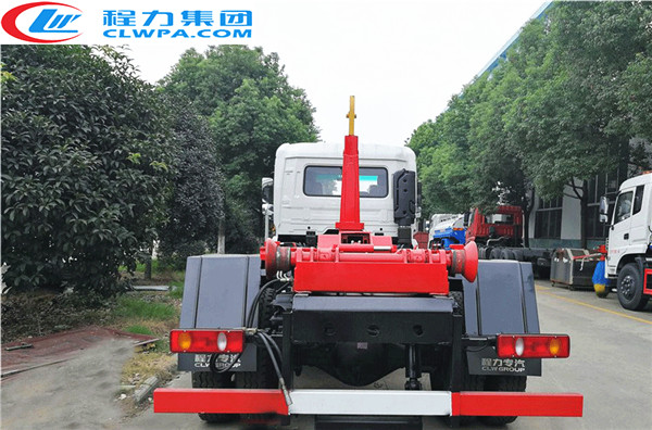 國五東風(fēng)天錦車(chē)廂可卸式垃圾車(chē)