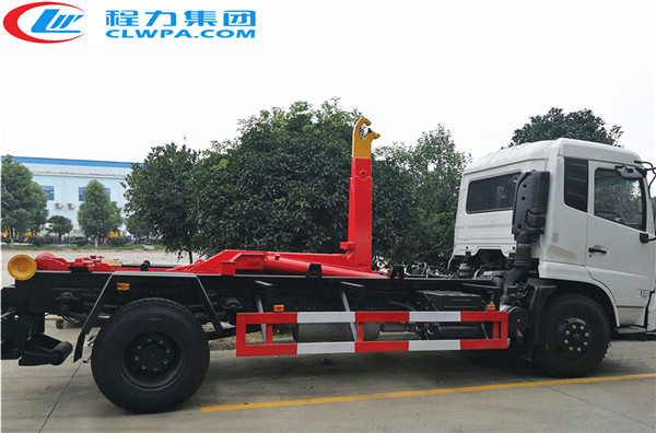 國五東風(fēng)天錦車(chē)廂可卸式垃圾車(chē)