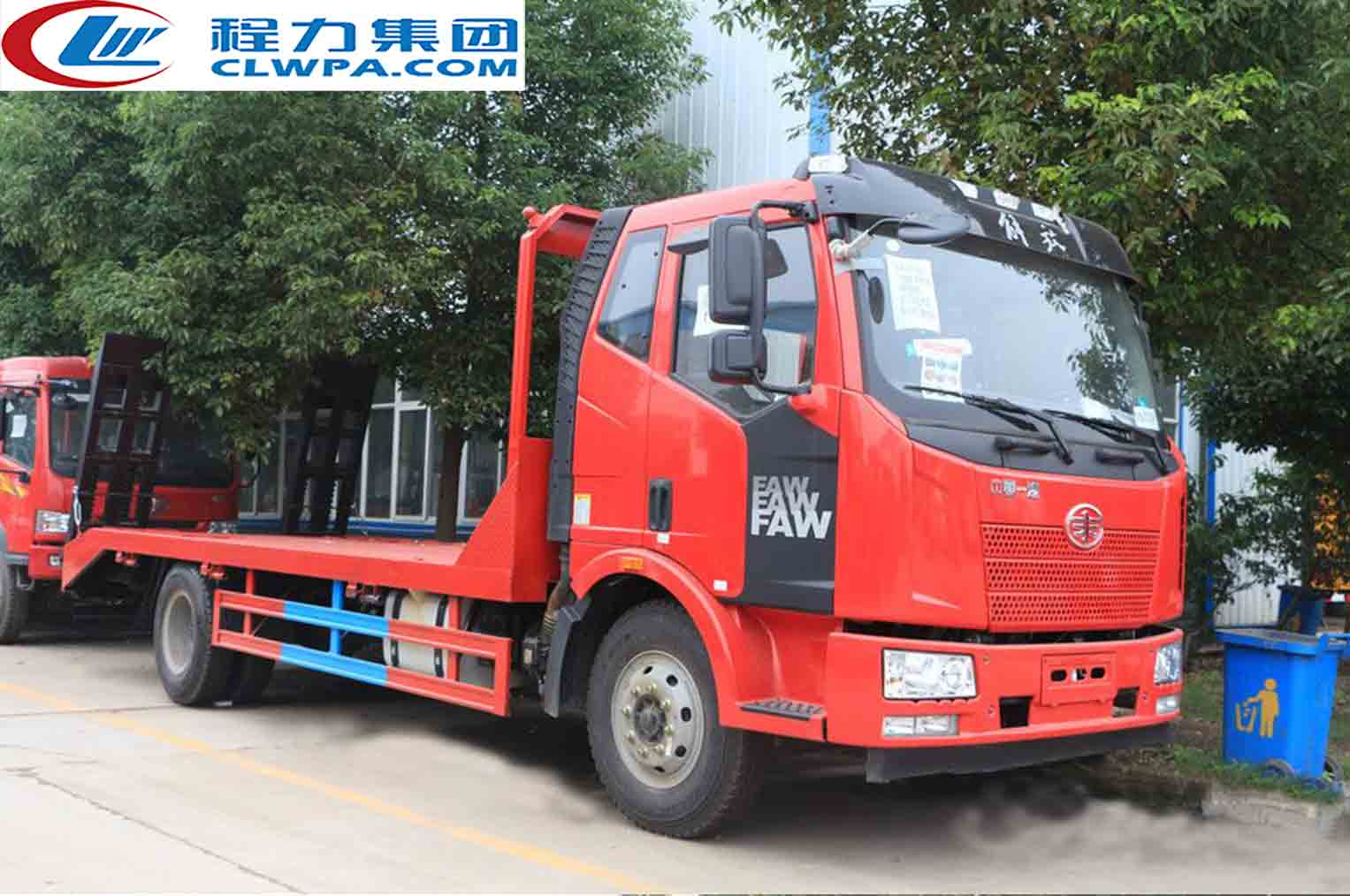 【國五】解放J6單橋平板車(chē)