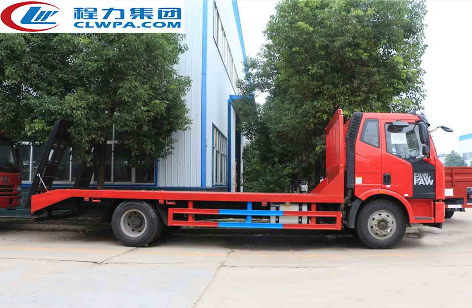 【國五】解放J6單橋平板車(chē)