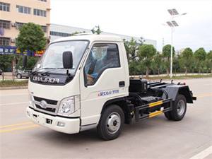 國五福田時(shí)代車(chē)廂可卸式垃圾車(chē)