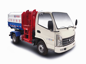 國五凱馬5方自裝卸式垃圾車(chē)