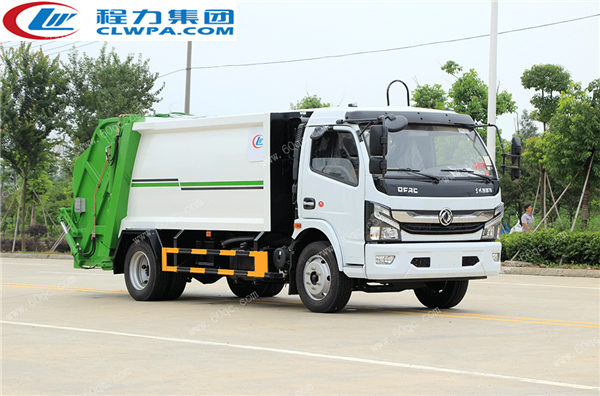 國六東風(fēng)凱普特壓縮垃圾車(chē)交付煙臺某鄉村居委會(huì )