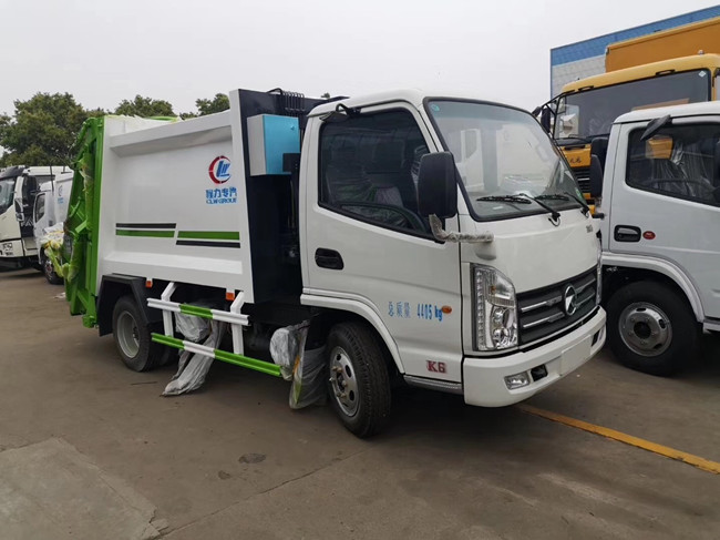 凱馬3方藍牌壓縮式垃圾車(chē)