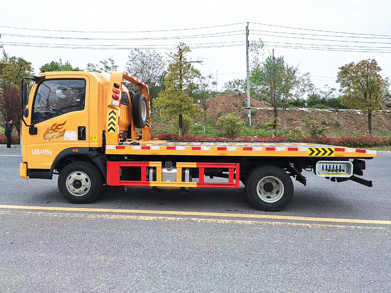 重汽豪曼一拖二藍牌清障車(chē)