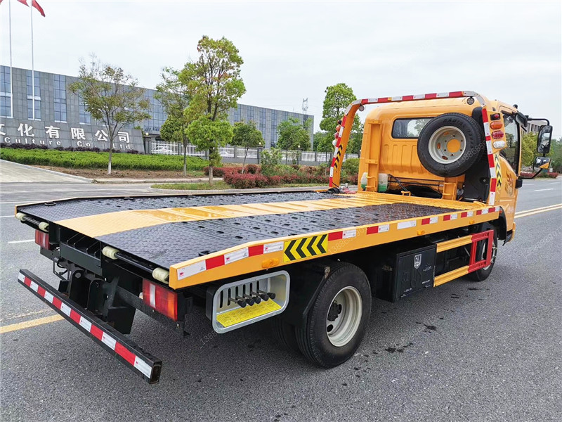 重汽豪曼一拖二藍牌清障車(chē)