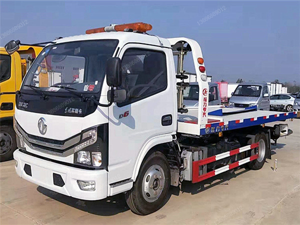 東風(fēng)多利卡一拖二藍牌清障車(chē)