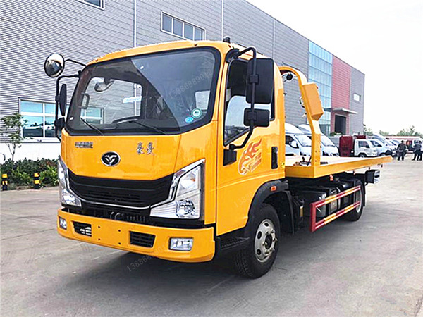 重汽豪曼一拖二藍牌清障車(chē)