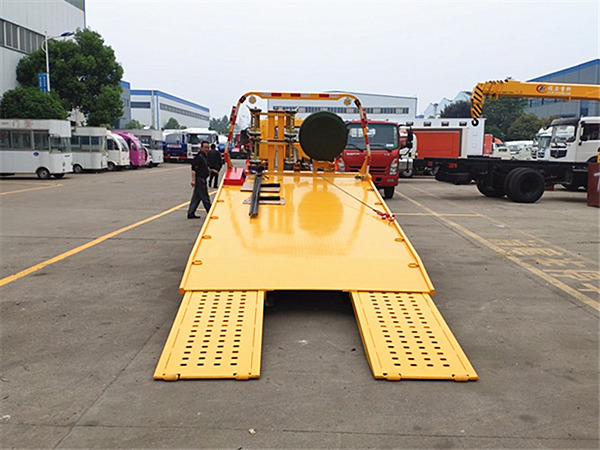 江淮V5一拖二藍牌清障車(chē)
