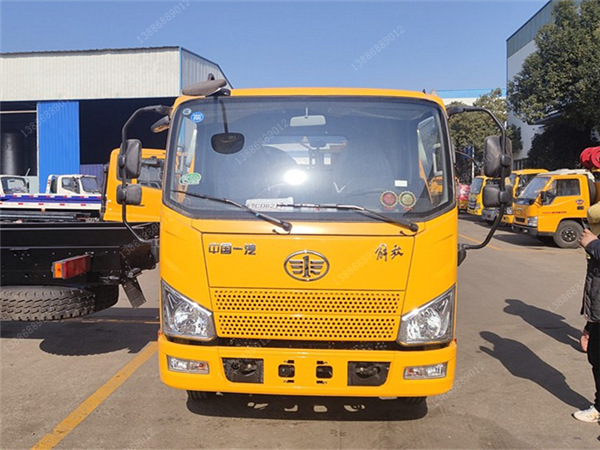 解放J6F國六藍牌一拖二清障車(chē)