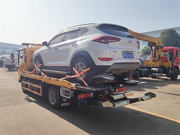 解放J6F藍牌一拖二清障車(chē)