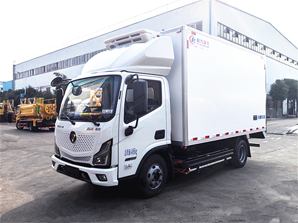 福田奧鈴智藍(lán)純電冷藏車